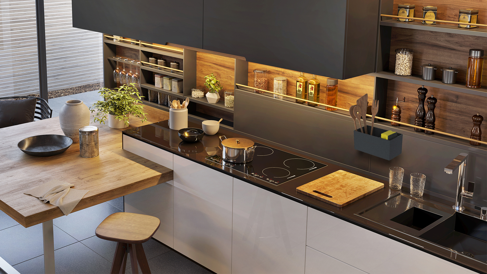 3D Visualisierung Agentur einer Küche